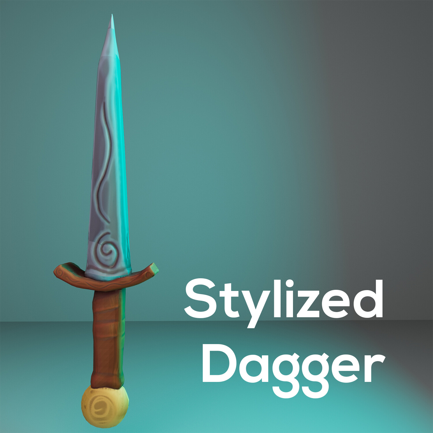 ArtStation - Stylized Simple Dagger