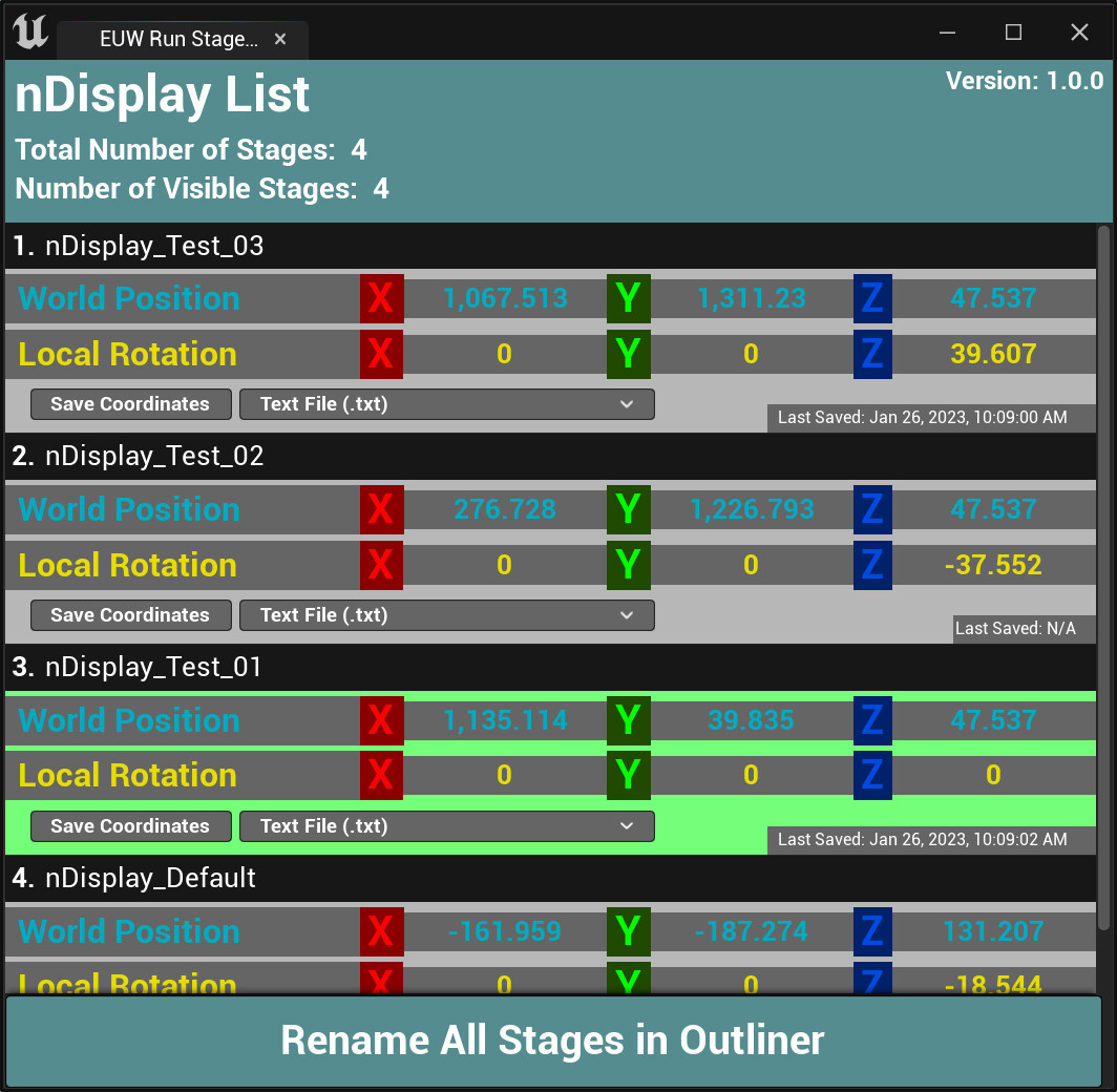 nDisplay Array