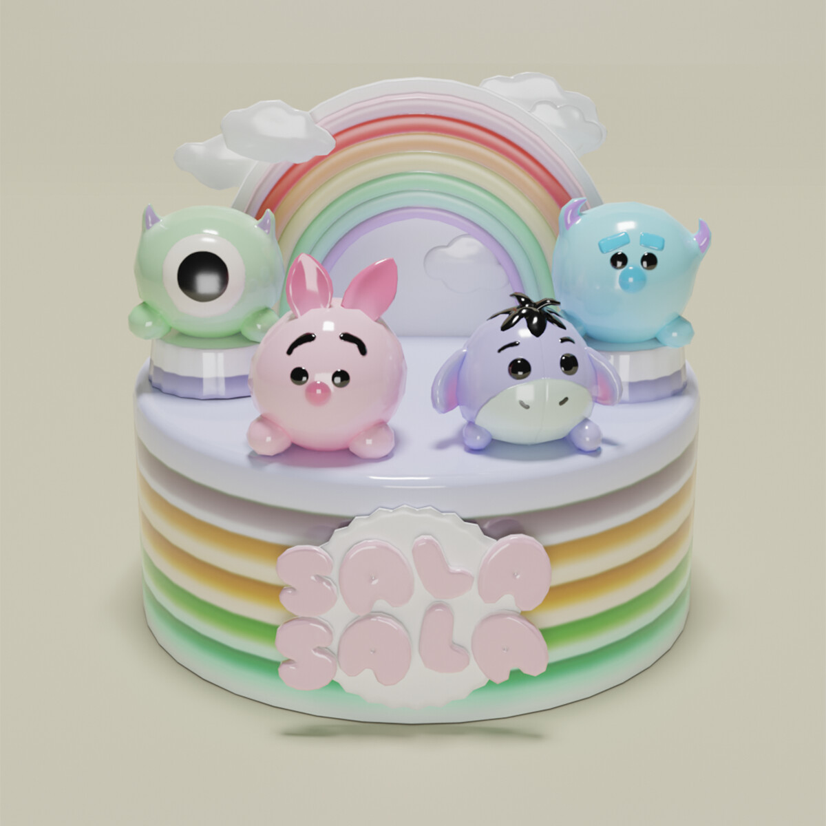 Cartoon cake with smile, jelly beans, icing png download - 3176*2788 - Free  Transparent Cartoon Cake png Download. - CleanPNG / KissPNG
