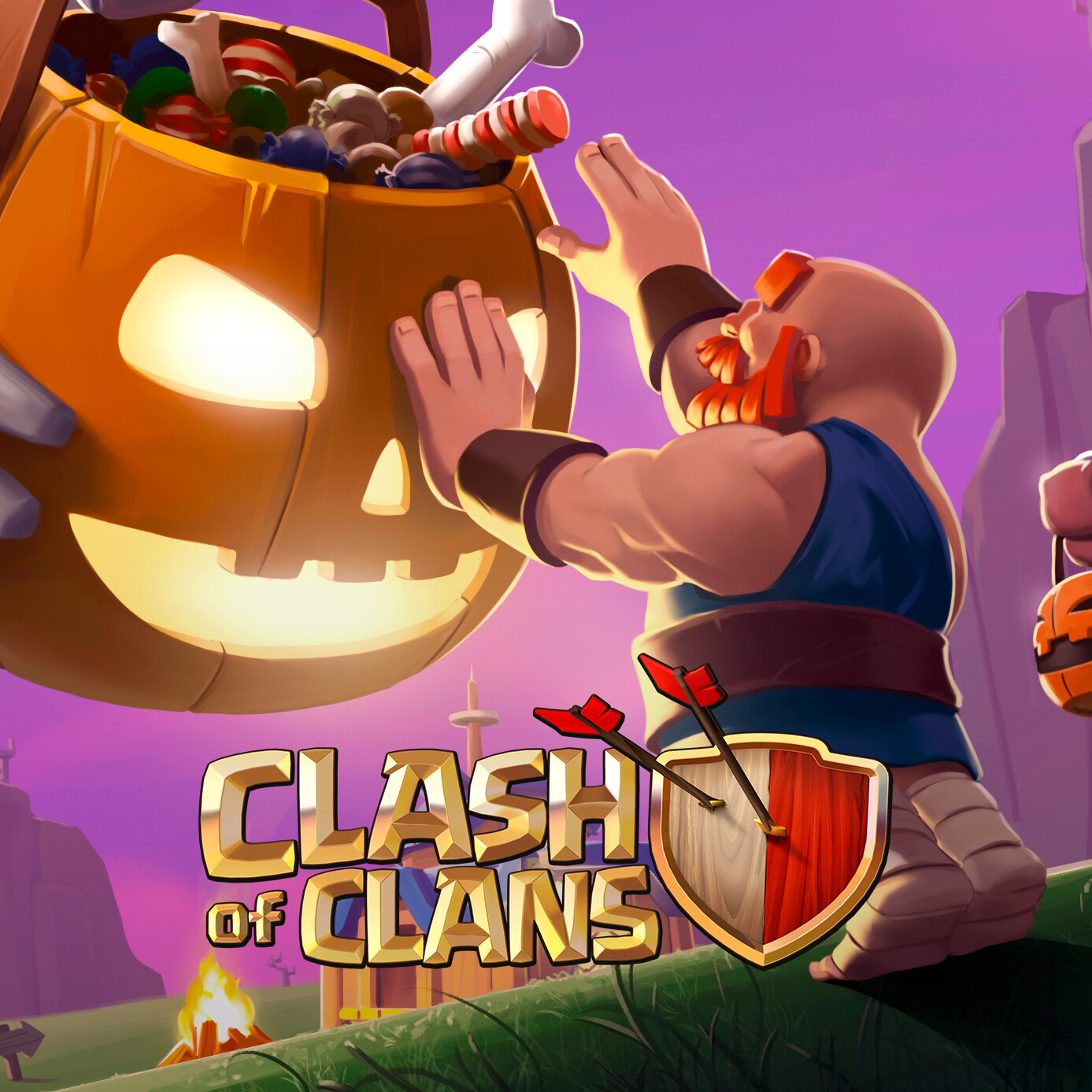 ArtStation Clash of Clans Halloween Clan Games