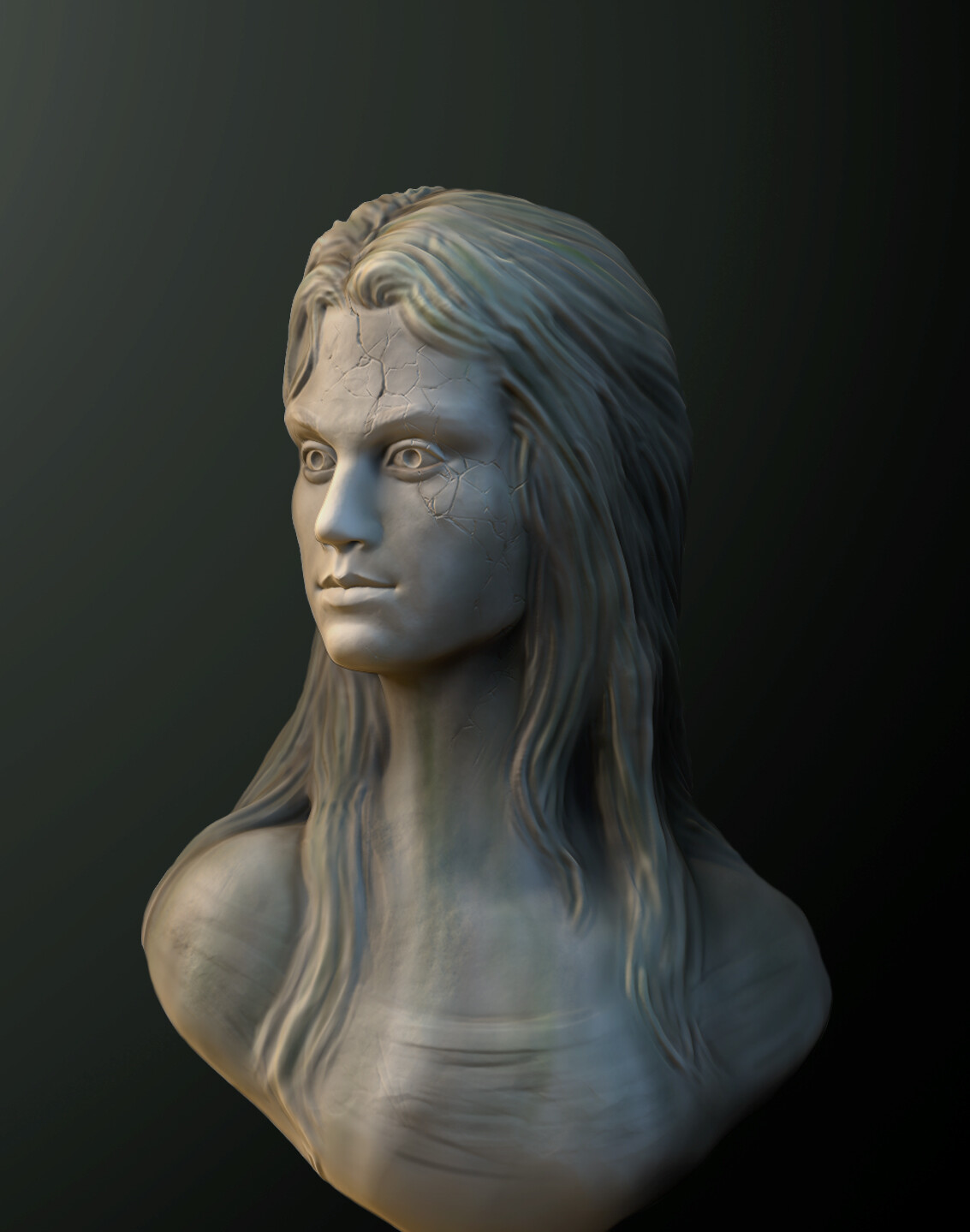 ArtStation - girl sculpture