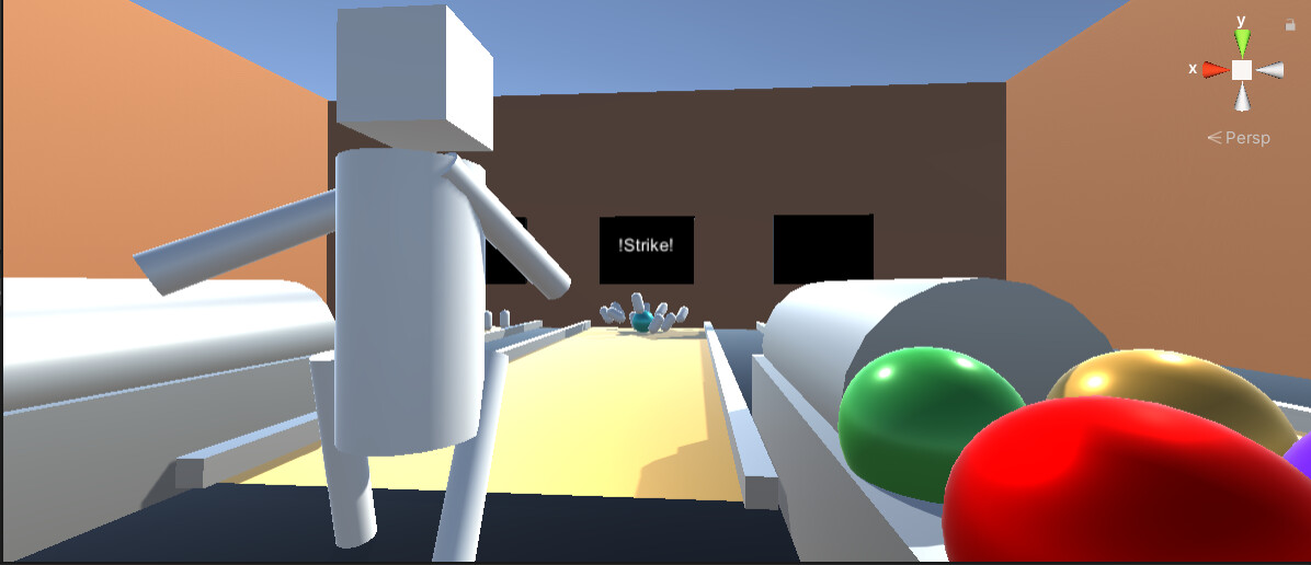ArtStation First time working with unity made a bowling alley with
