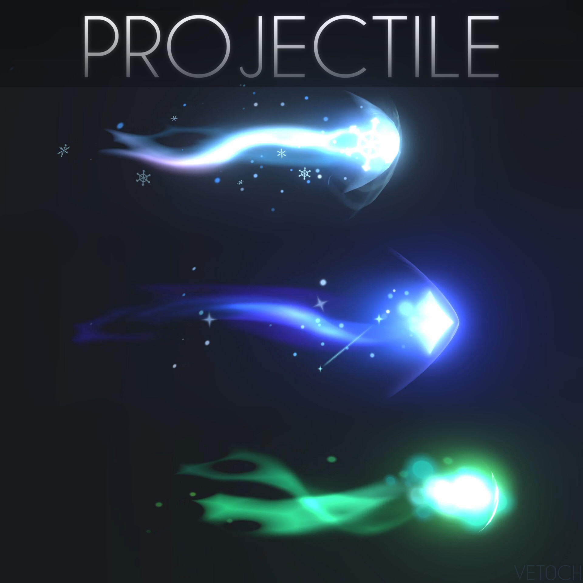 ArtStation - Projectiles - Unity VFX