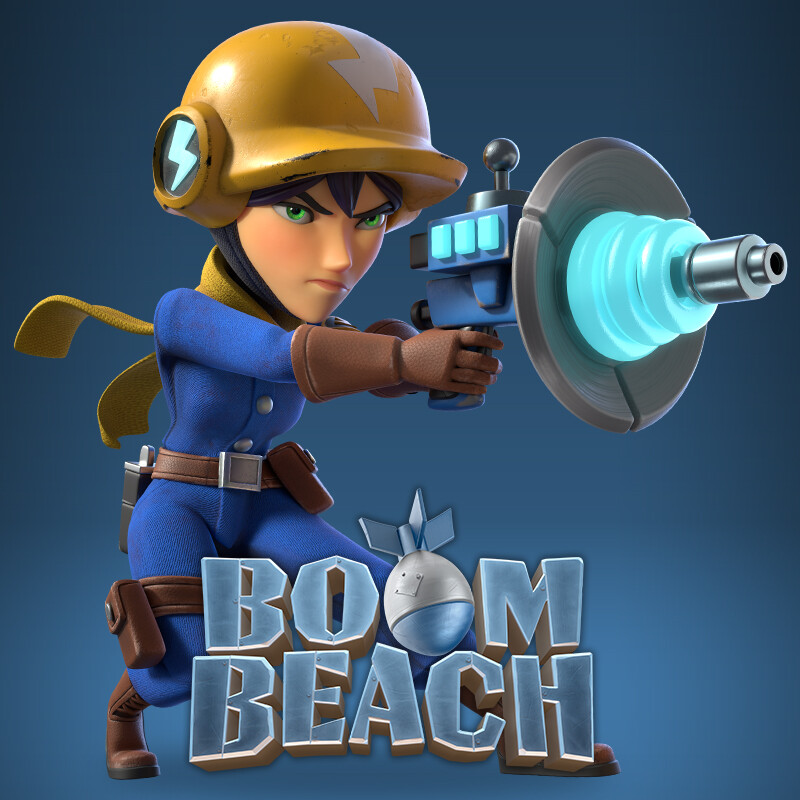 ArtStation Boom Beach Laser Ranger