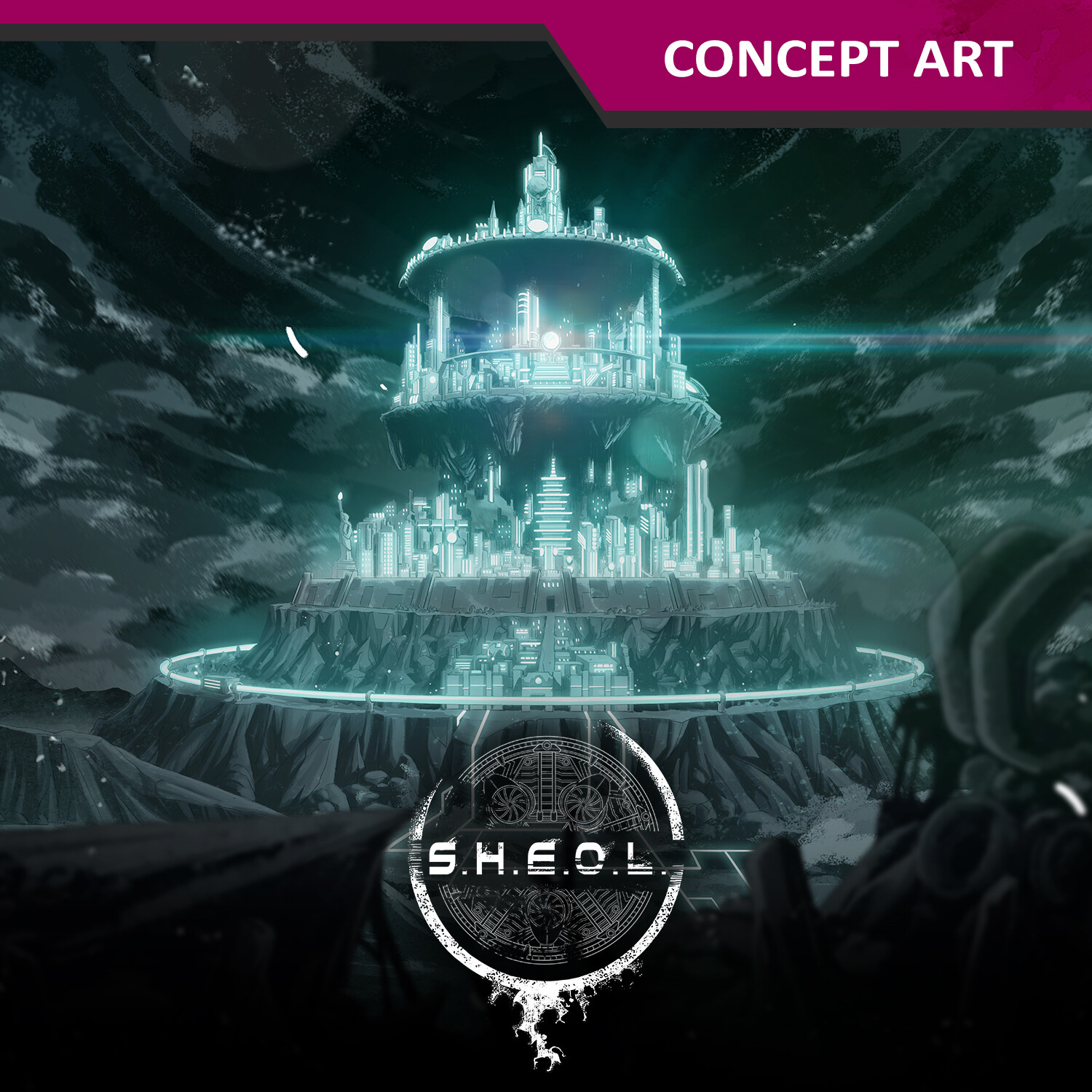 ArtStation - S.H.E.O.L. board game (2019-2020) environment design