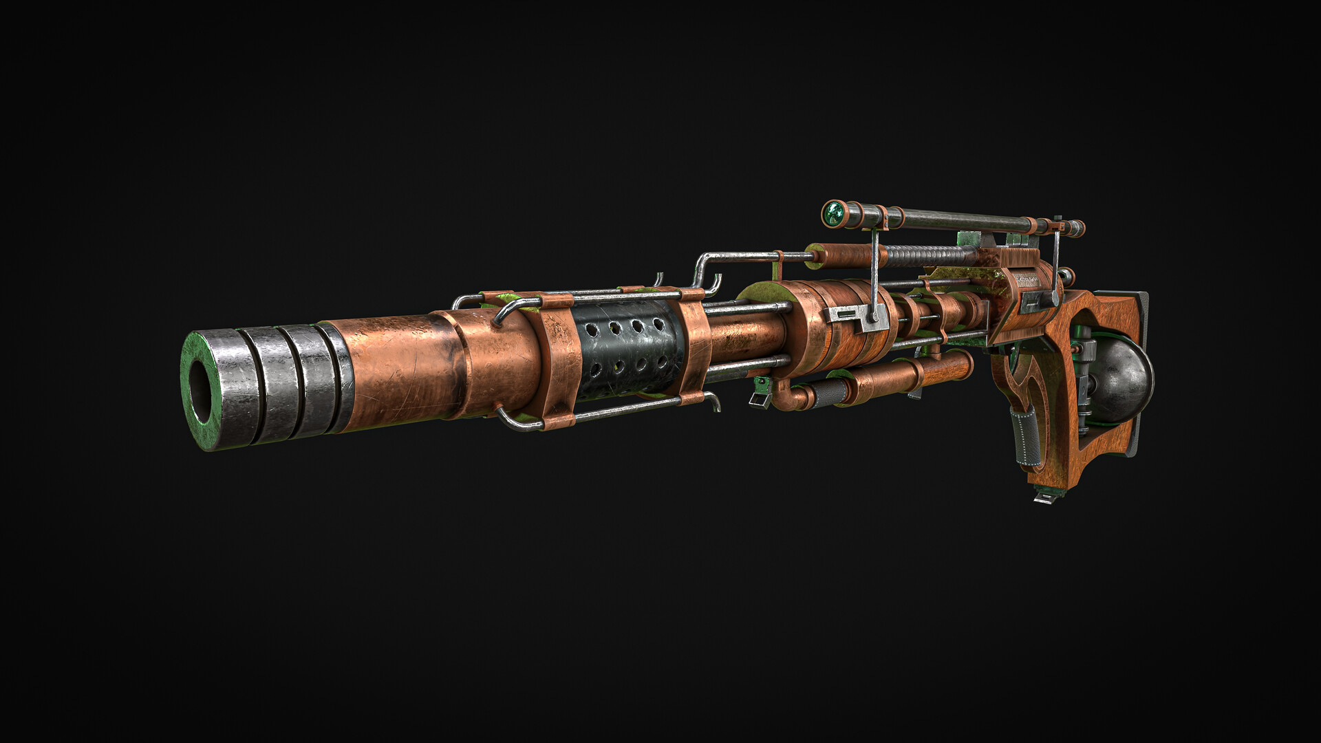 ArtStation - Steampunk gun