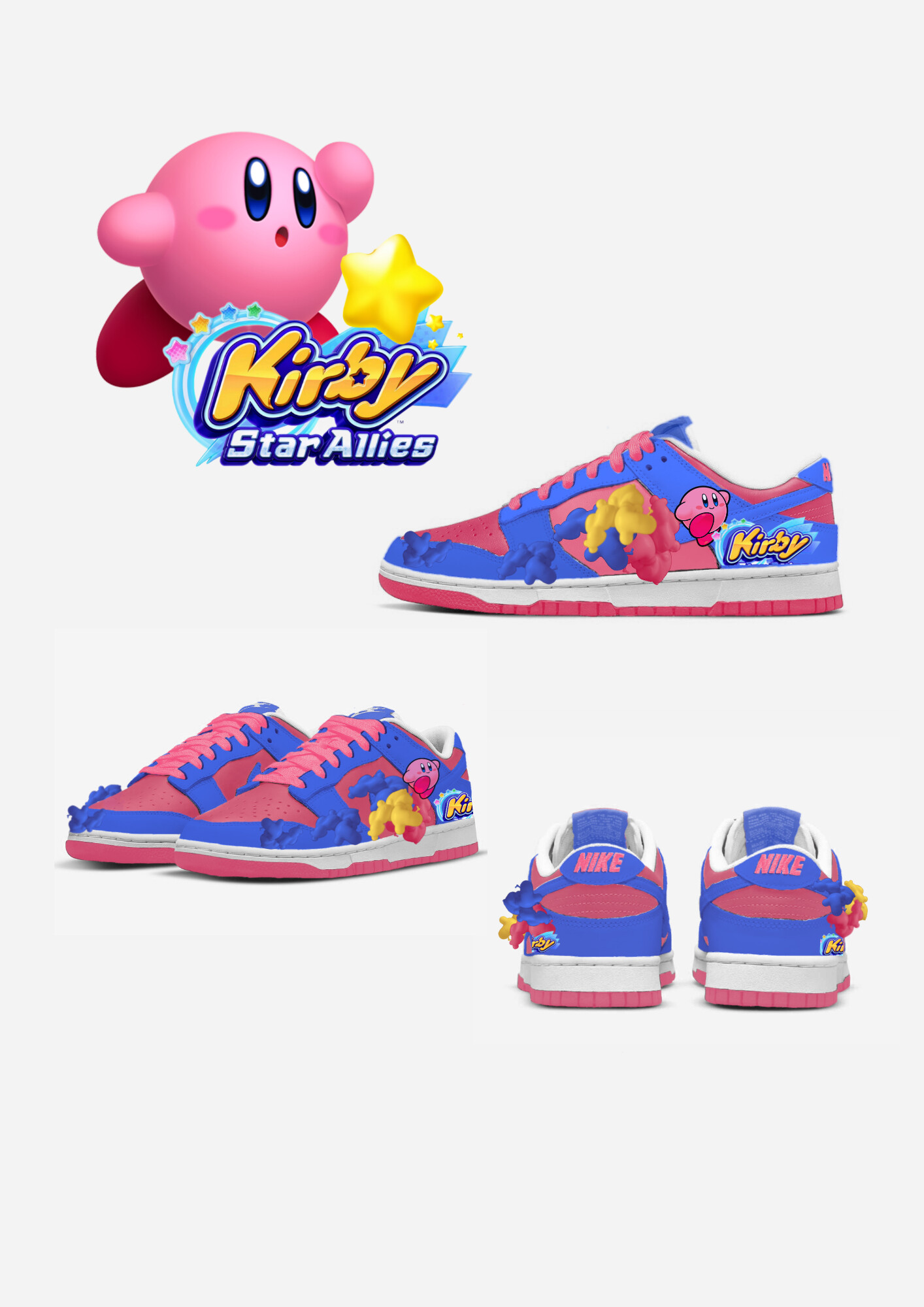 ArtStation - KIRBY Y2K WITH NIKE DUNK