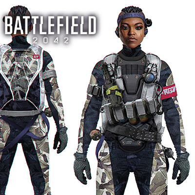 ArtStation Battlefield 2042 Character outfit variant