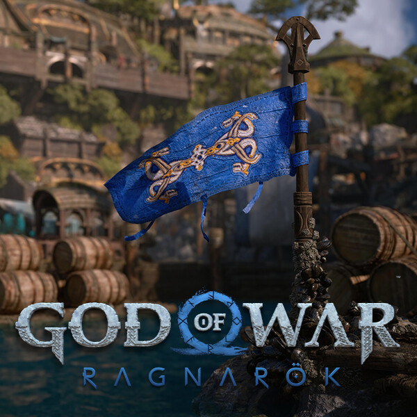 ArtStation - PS4/ PS5 Controller Stand God fo War Ragnarok