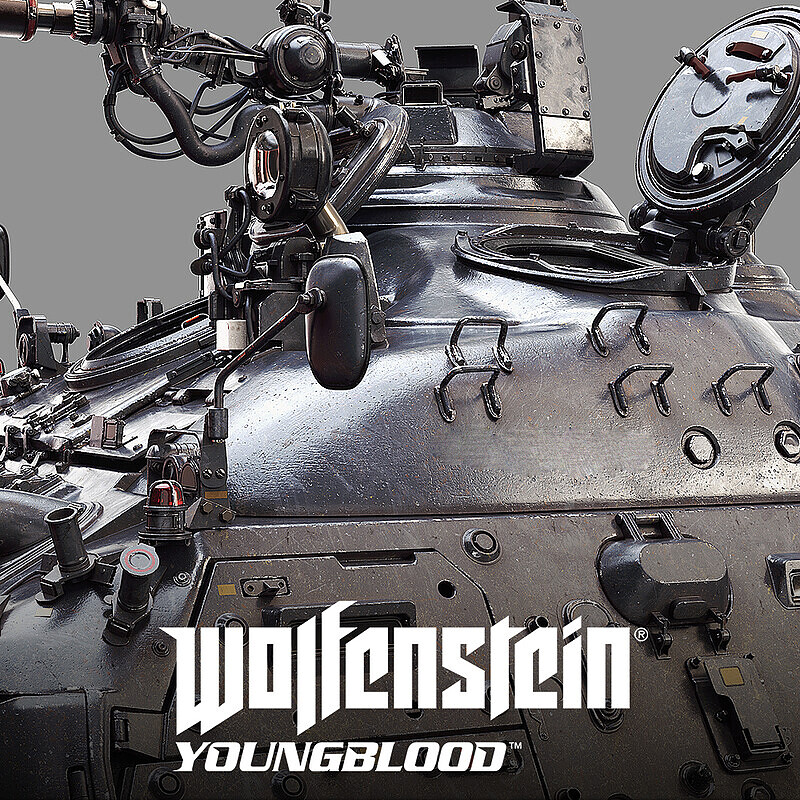 Wolfenstein: Youngblood - APC R SCHLAMMSRPINGER M/RSP 80 - highpoly