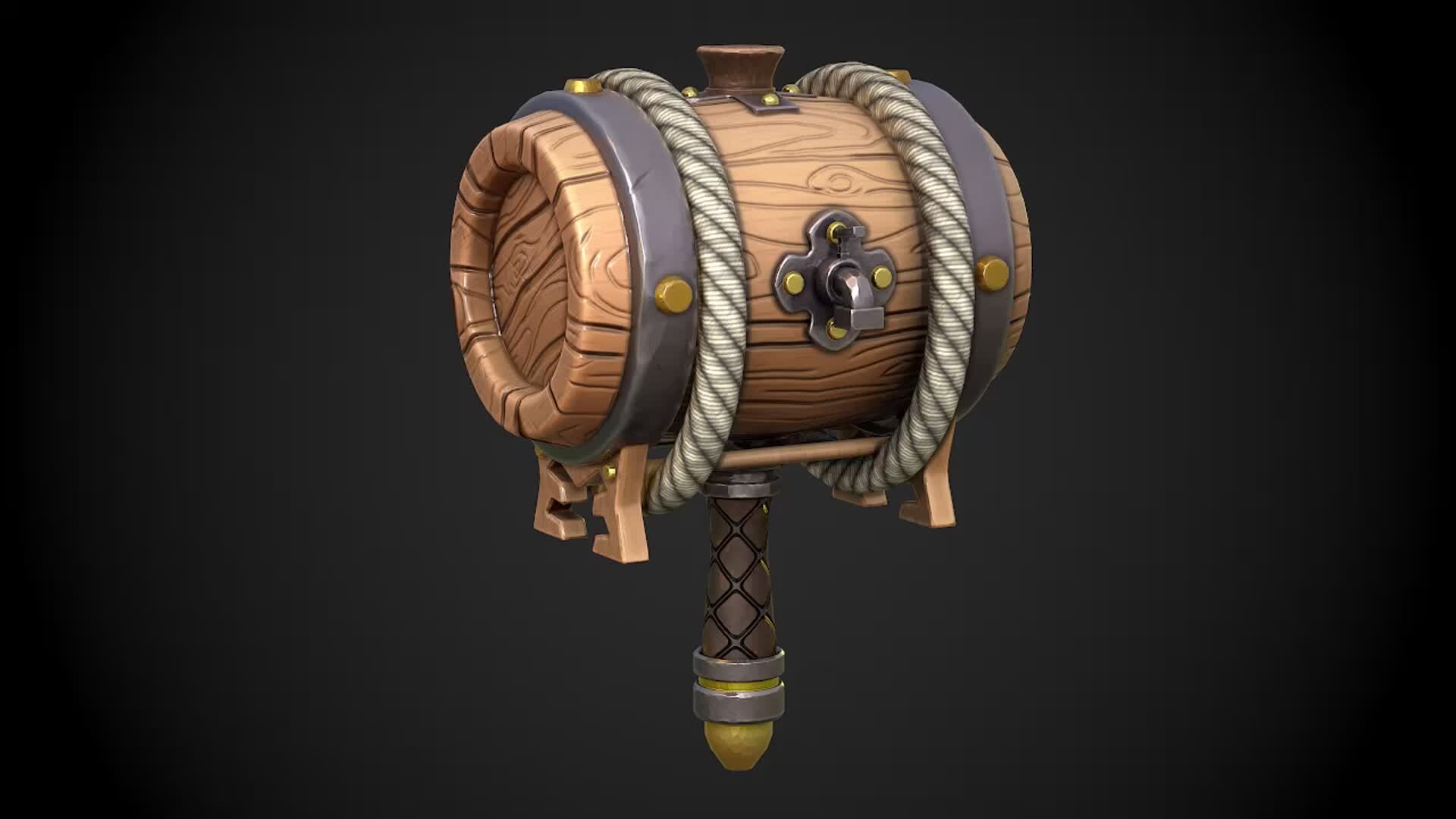 ArtStation Beer hammer