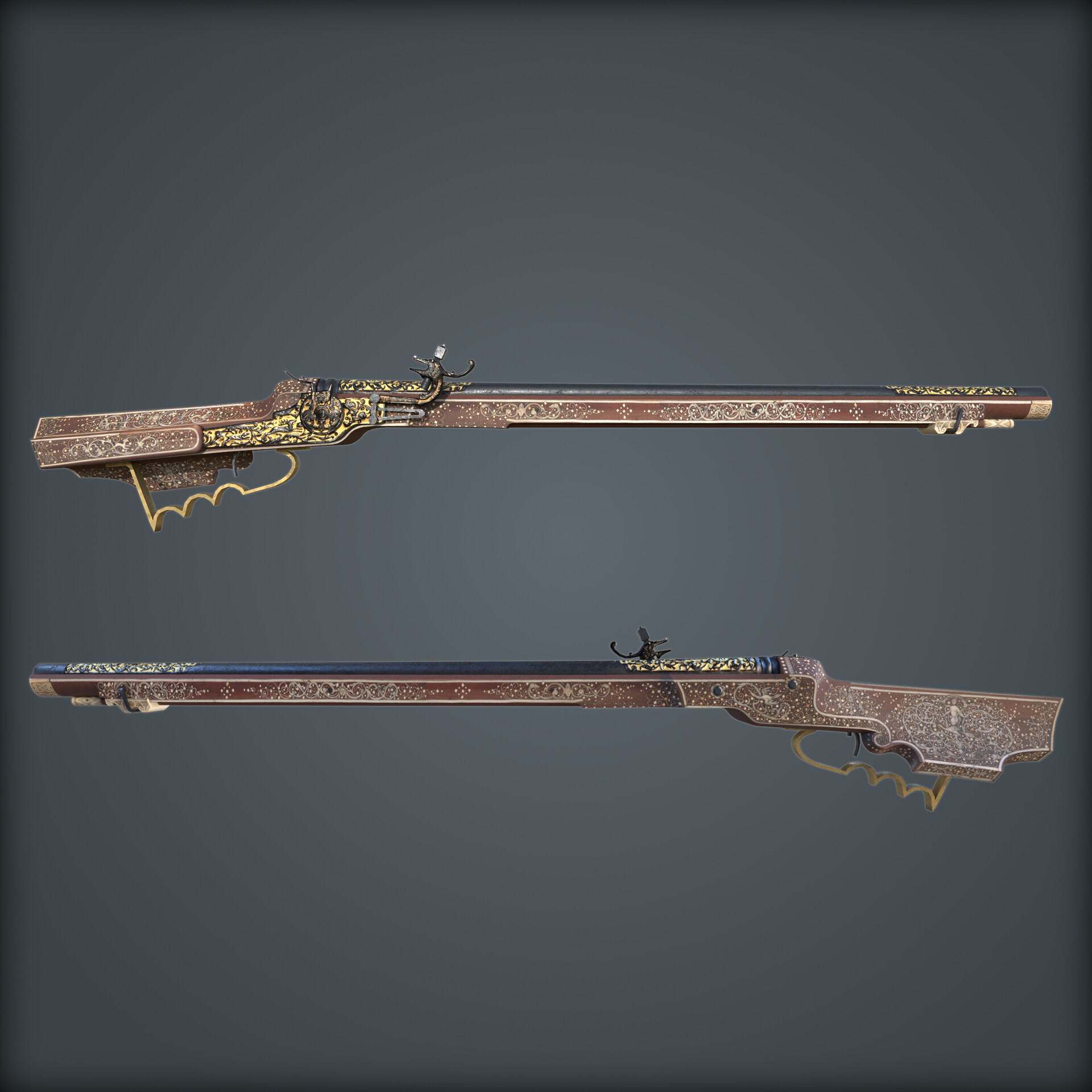 ArtStation Arquebus rifle