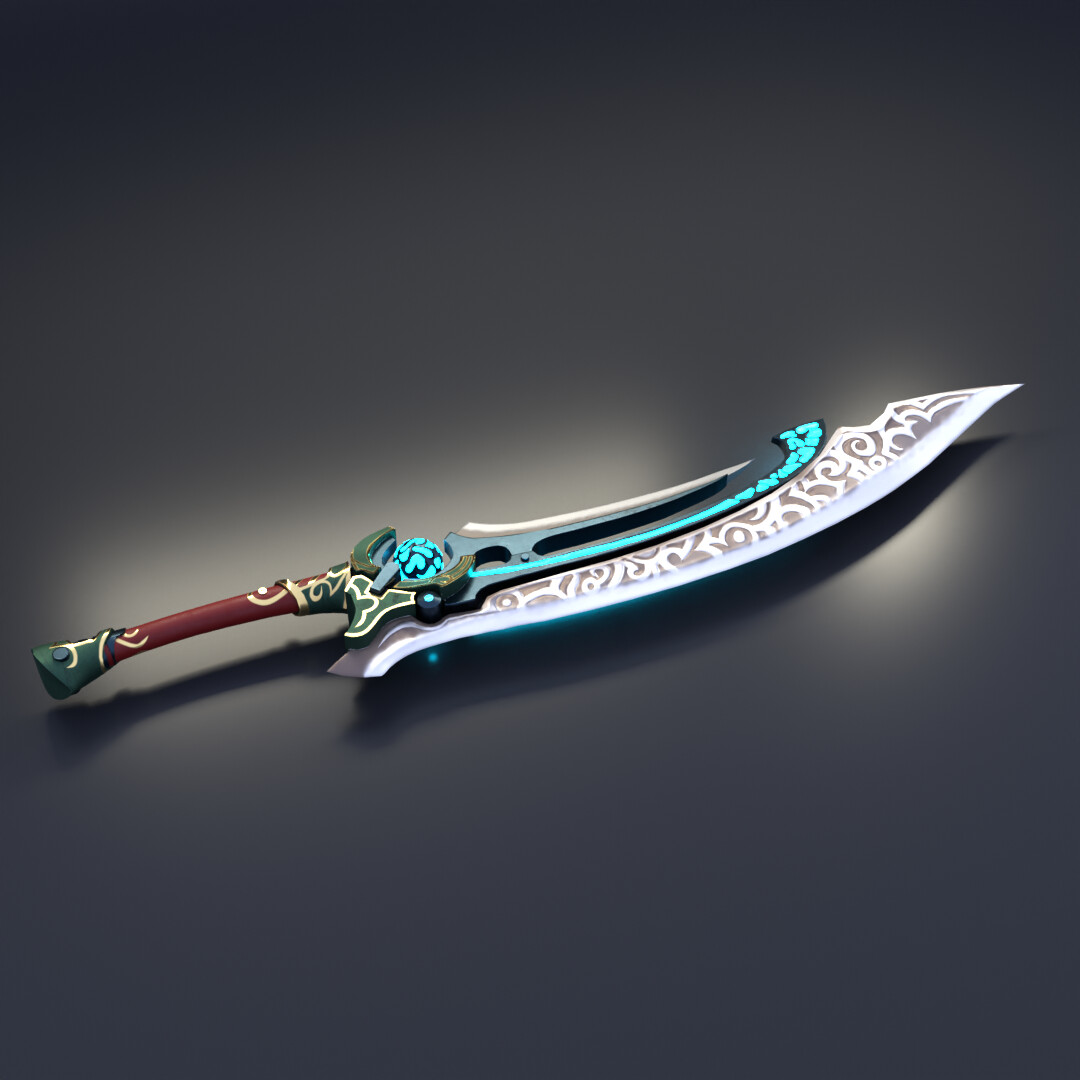 ArtStation - Fantasy Sword (Remake)