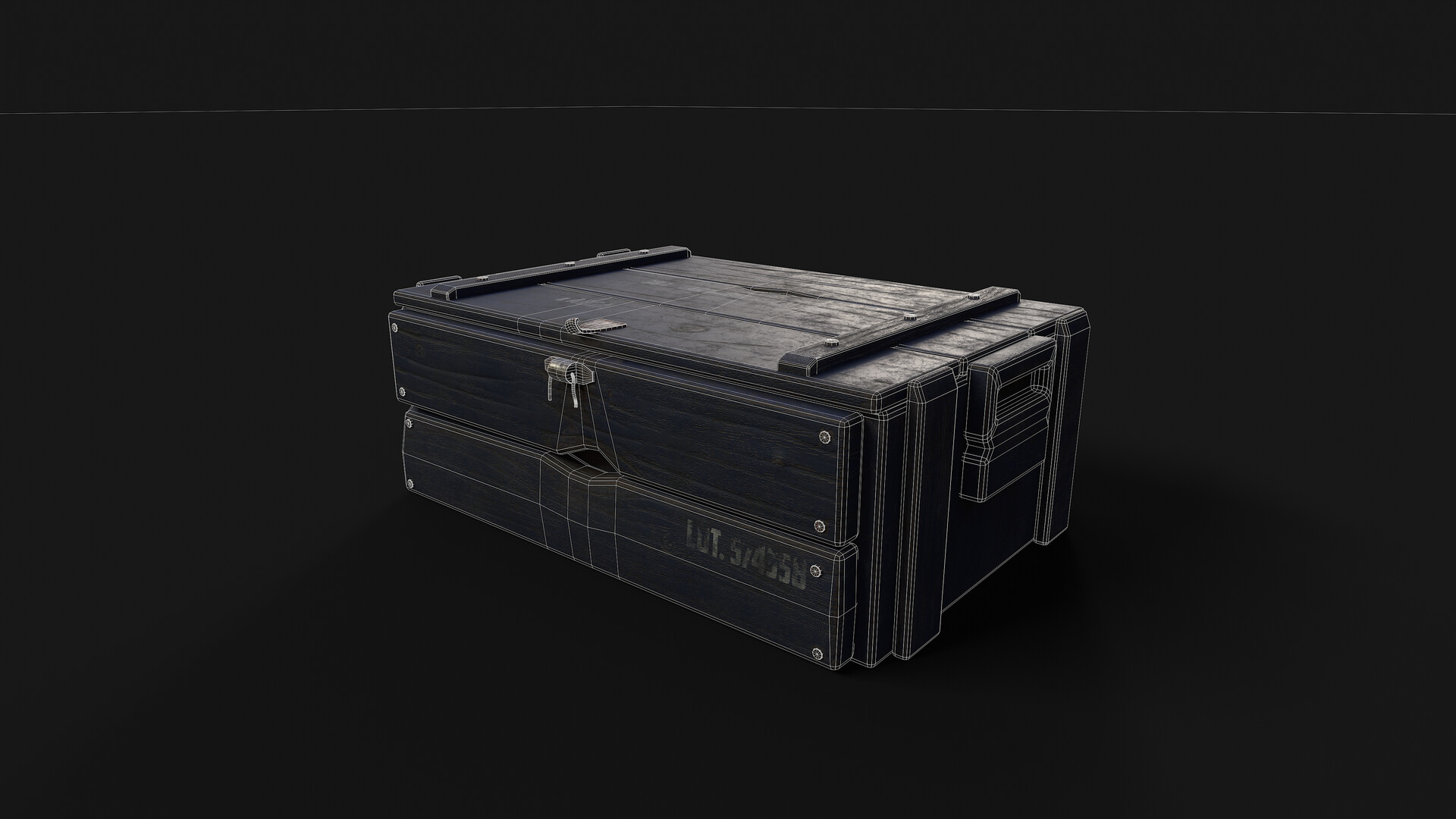 ArtStation - Game Ready Army crate