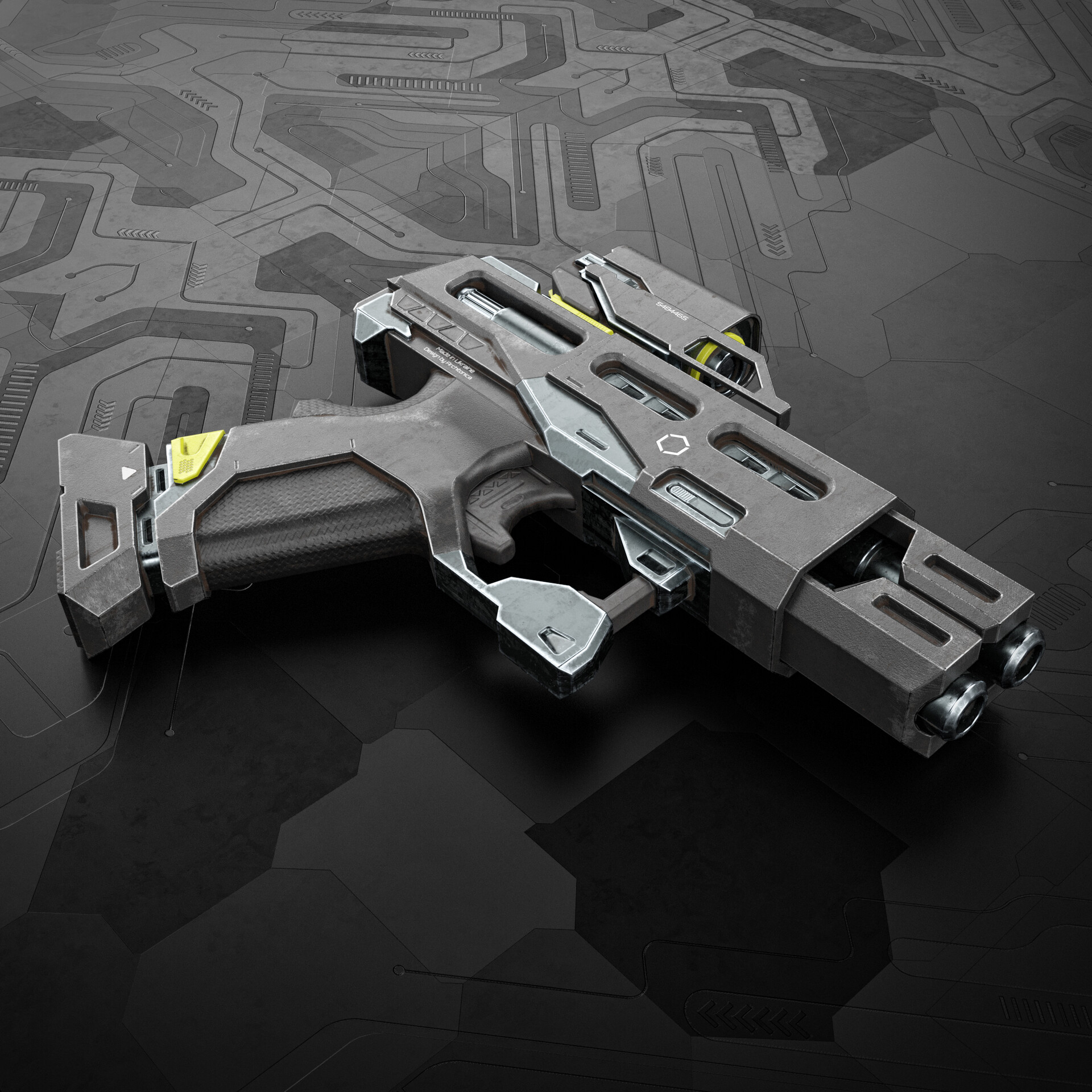 ArtStation - Sci-Fi Gun Concept