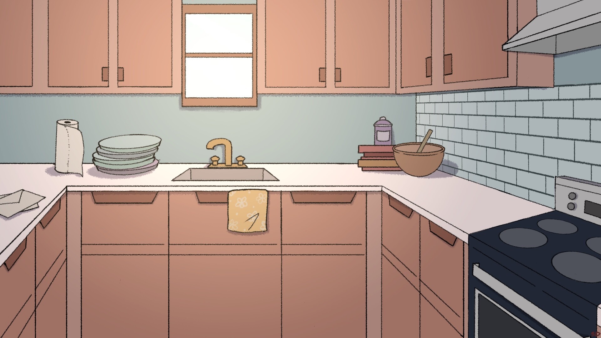 ArtStation - Kitchen Background