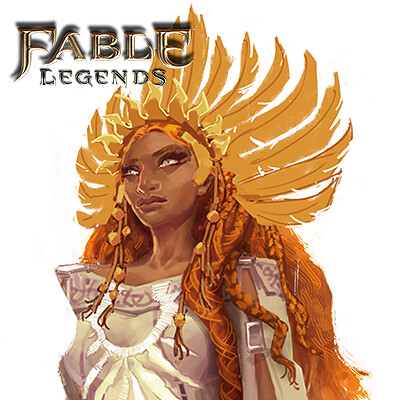Fable Legends - Celeste Hero Character costume and headdress development