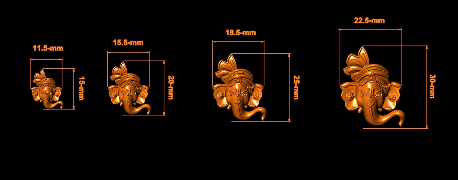 ArtStation - Ganesha pendant | ganesh pendant CAD file | Indian God ...