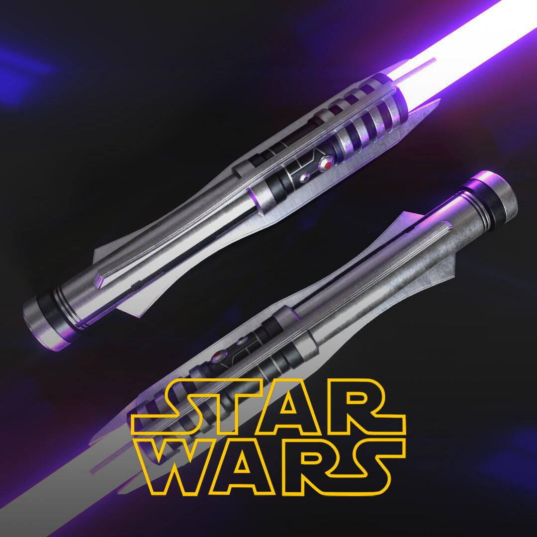 ArtStation Darth Revan's Purple Lightsaber