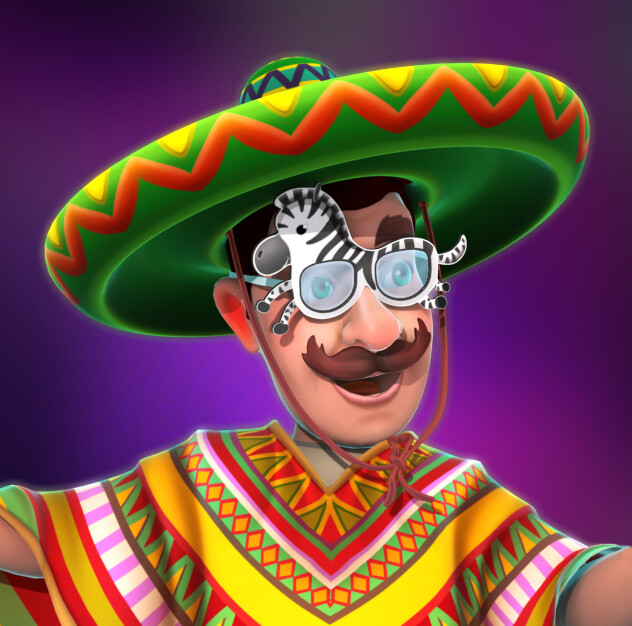 mexican cartoon man