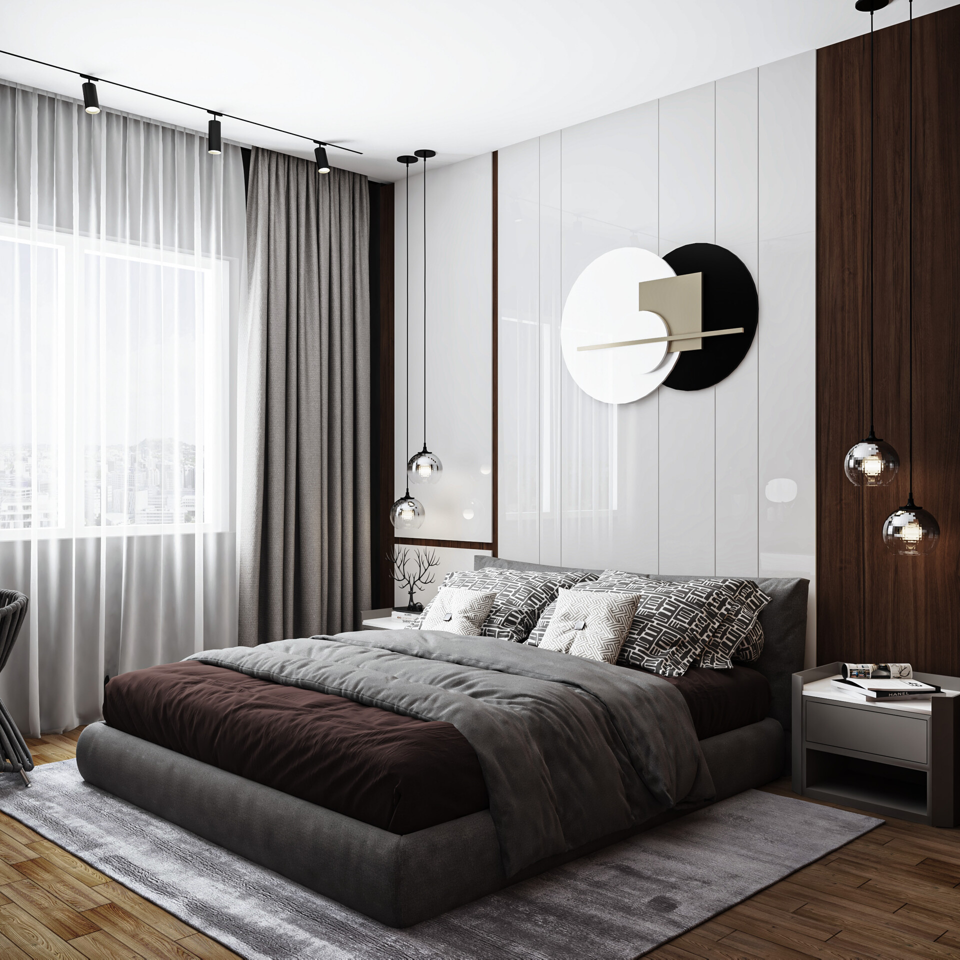 Artstation - Modern Bedroom Design