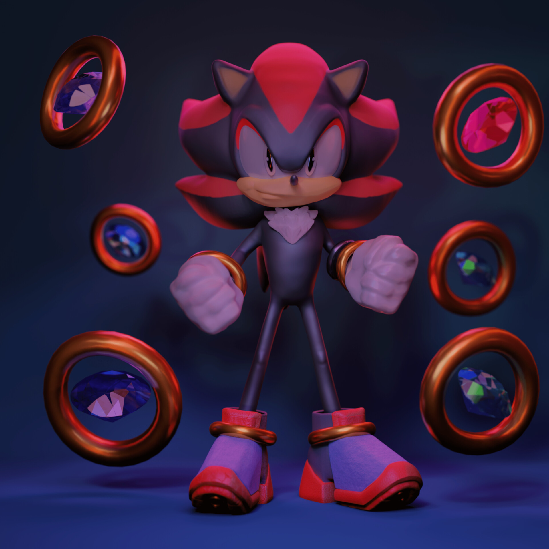 ArtStation - Shadow the Hedgehog