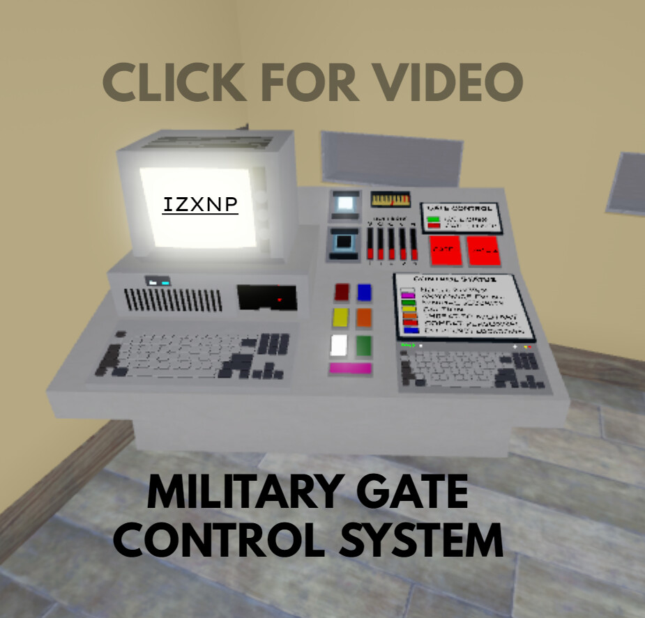 ArtStation - Roblox Scripting - Military Gate Control System
