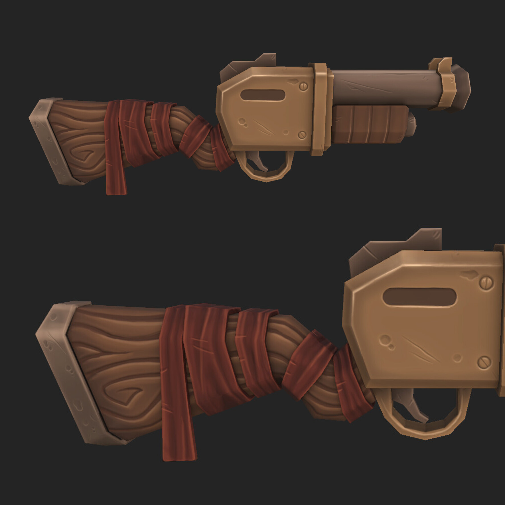 ArtStation - Stylized Shotgun