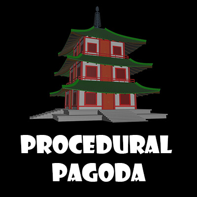 Houdini | Procedural Pagoda