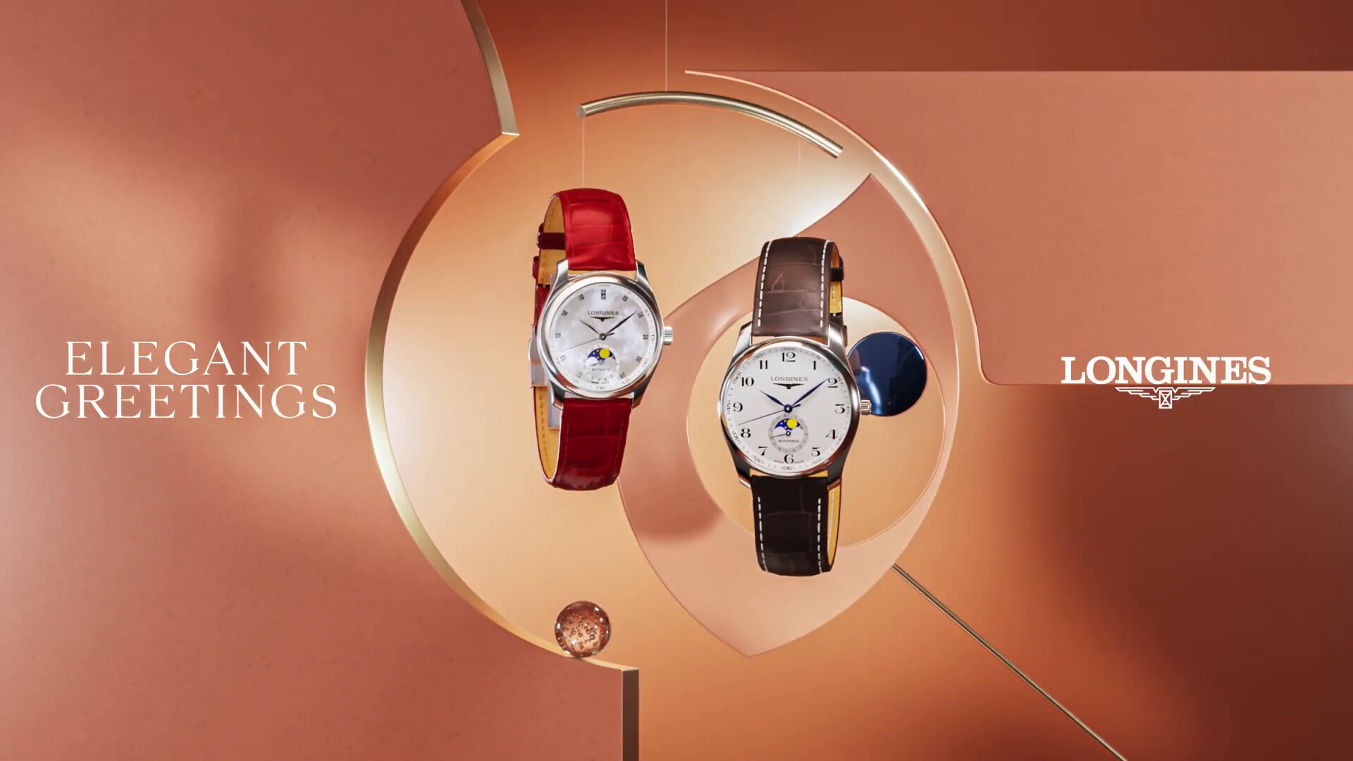 Longines Watches Elegant Greetings Animation