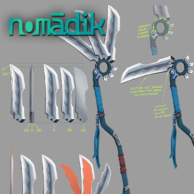 ArtStation - Staff / Weapon Design