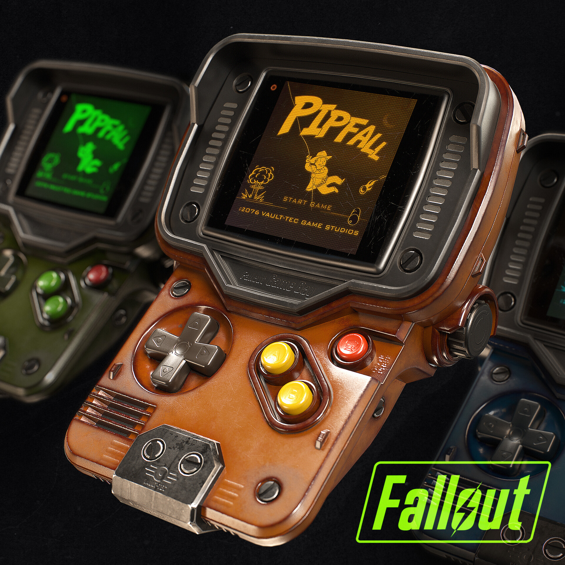 Стиле fallout. Компьютер в стиле Fallout.