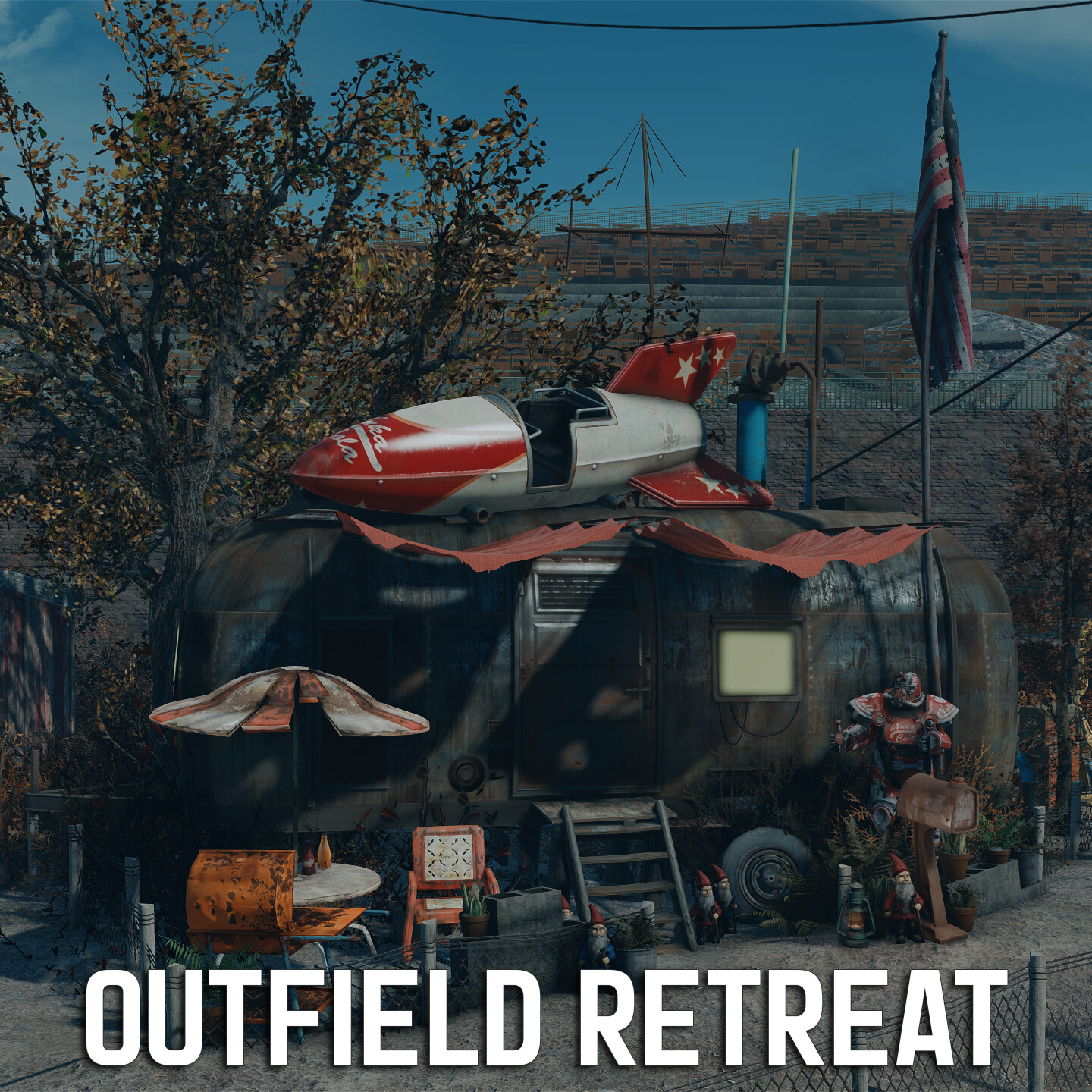 Emmi Junkkari - MOD: Fallout 4 - Outfield Retreat (a Diamond City RV Home)