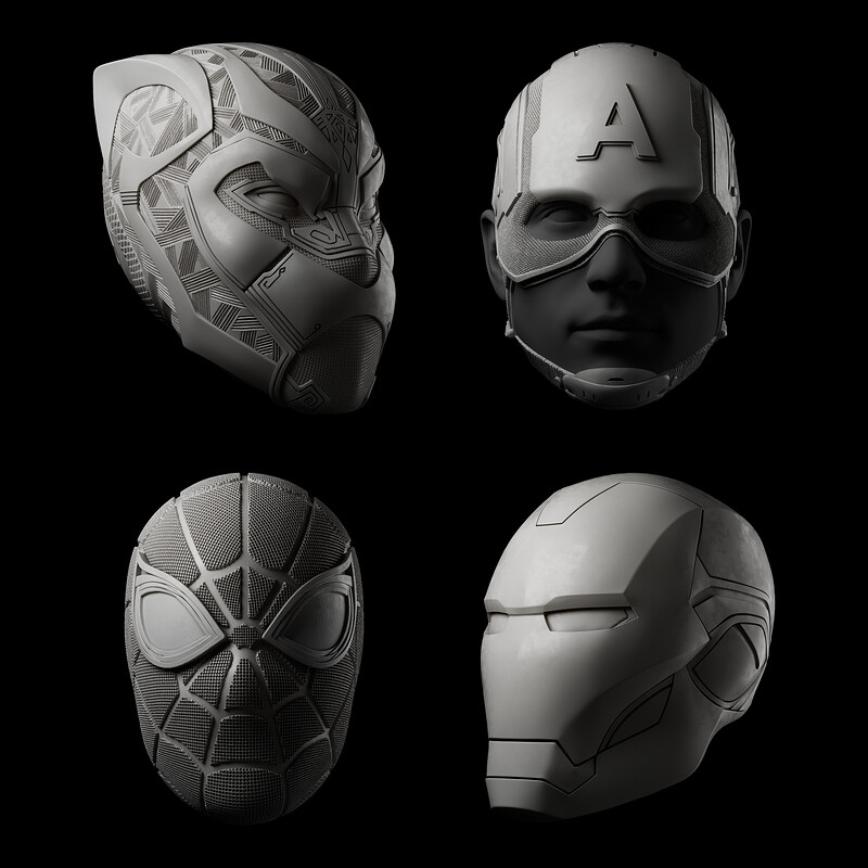 Unreleased WIP keycaps - Marvel