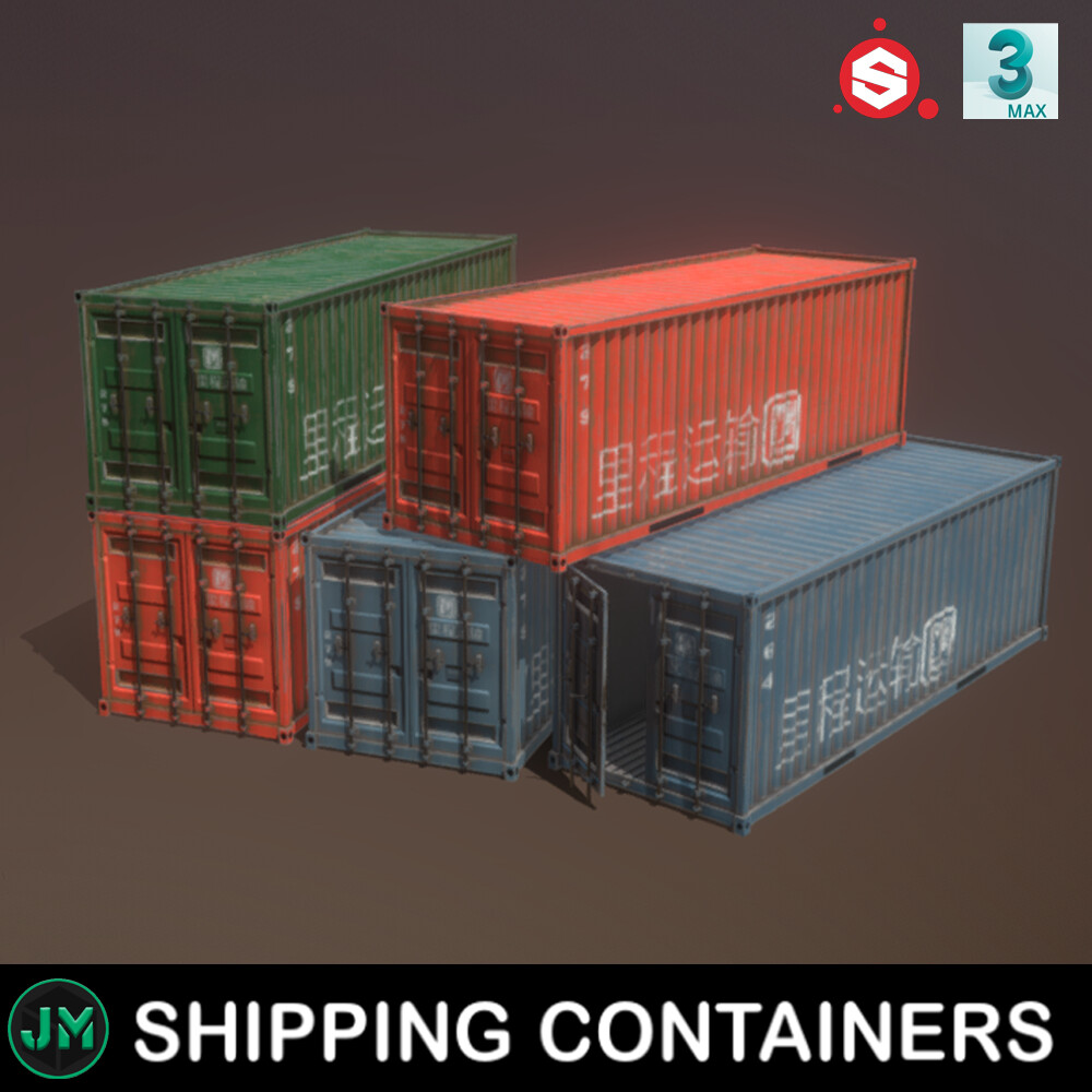 ArtStation - Shipping Containers