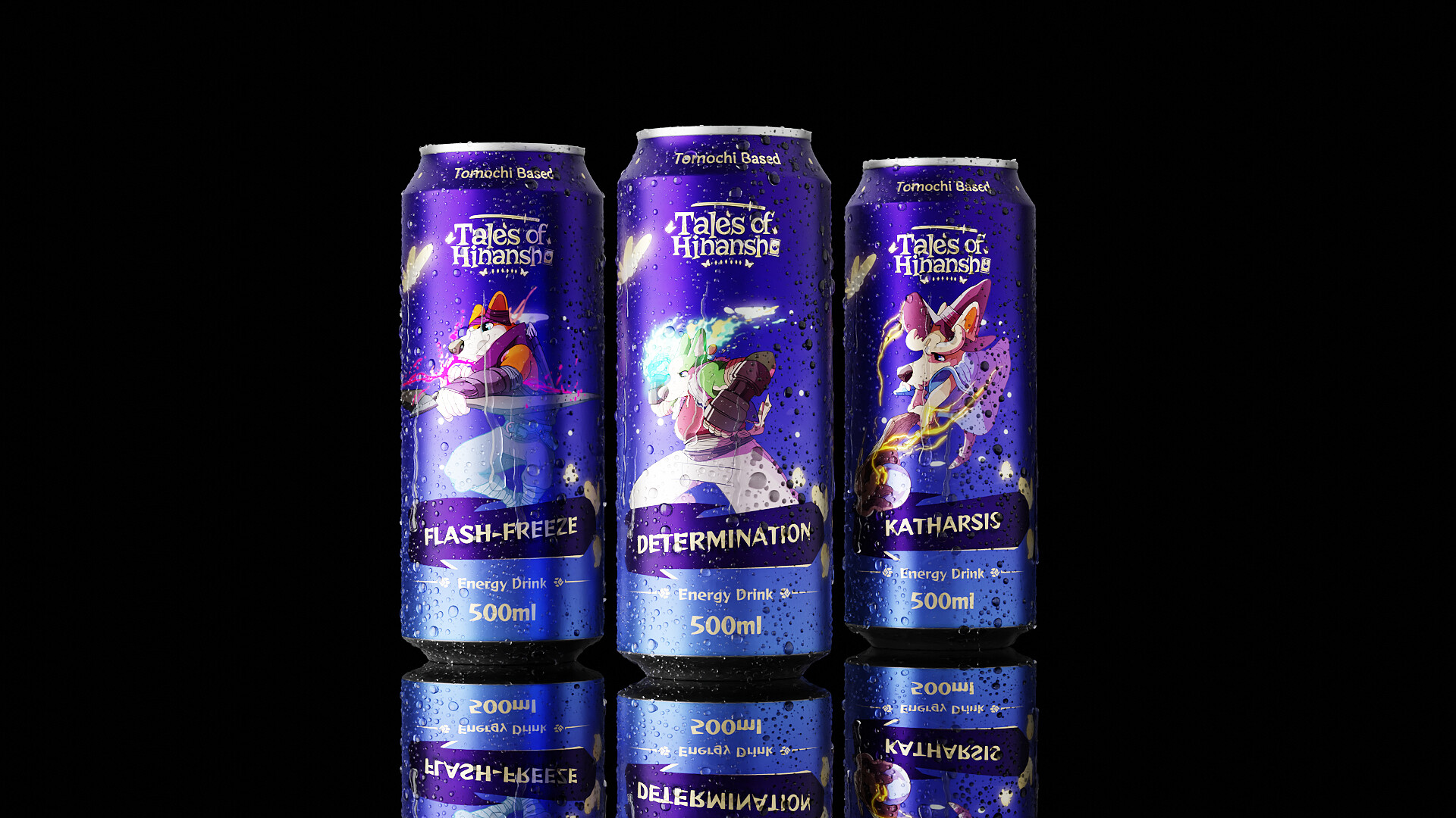 ArtStation 3D Energy Drink Commercial Tales of Hinansho