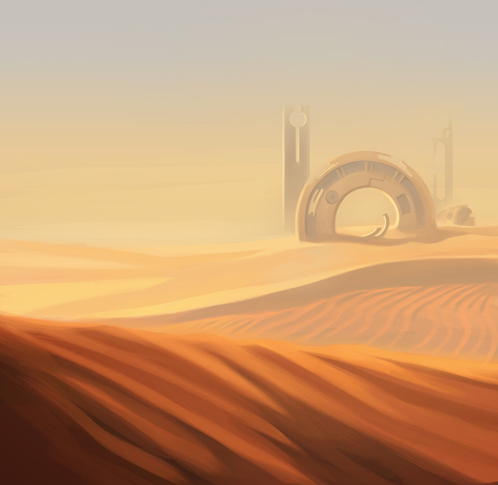 Crossing the desert - Animation