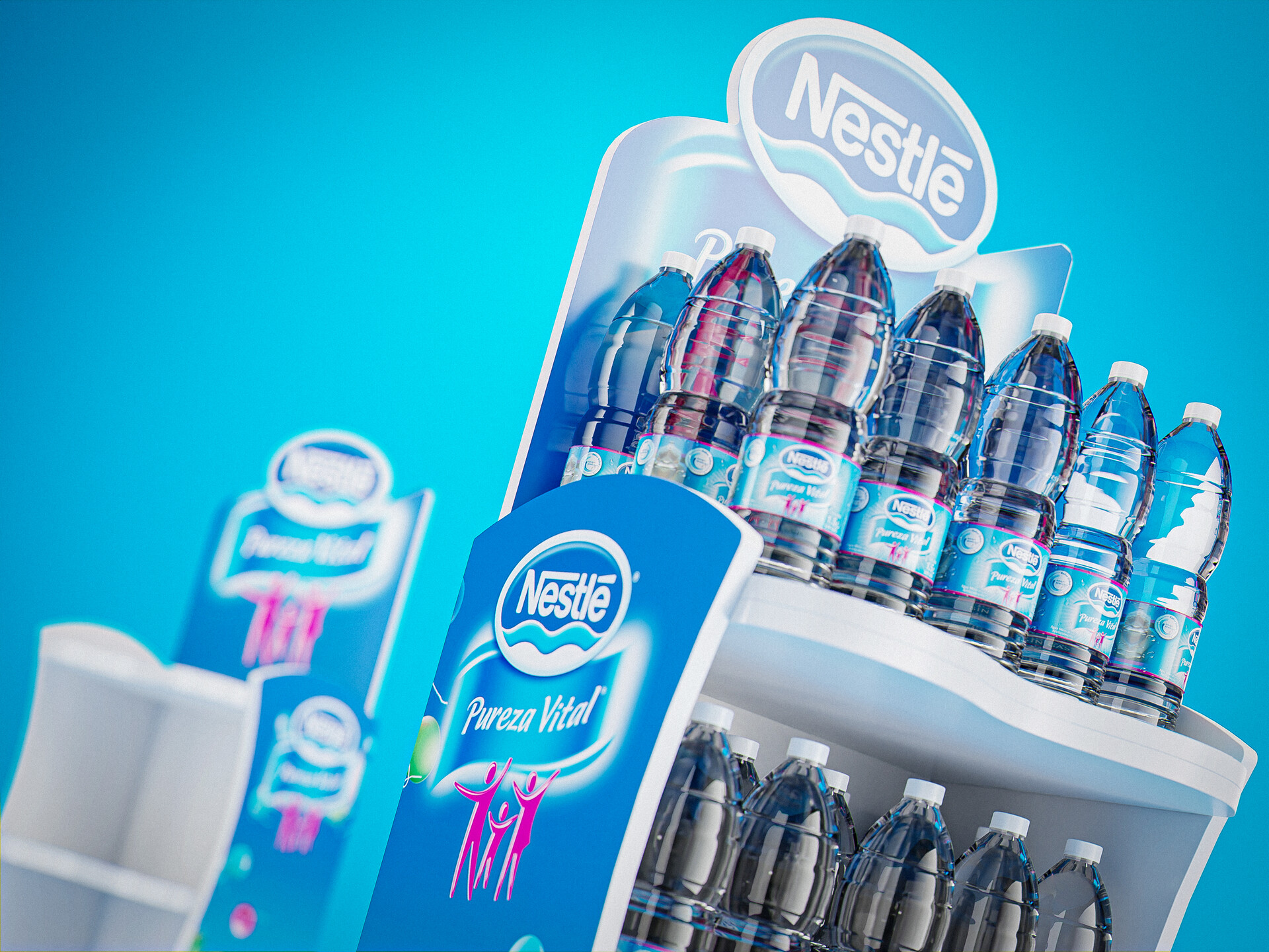 ArtStation Nestle Water Retail Rack / Display