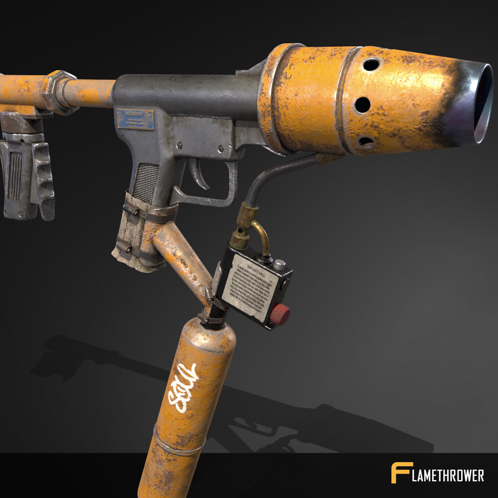 ArtStation - Flamethrower