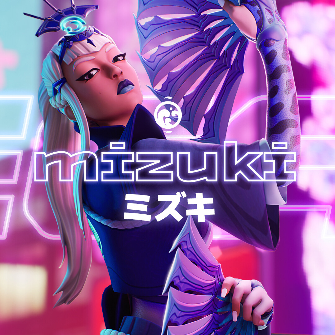 Artstation Fortnite Mizuki