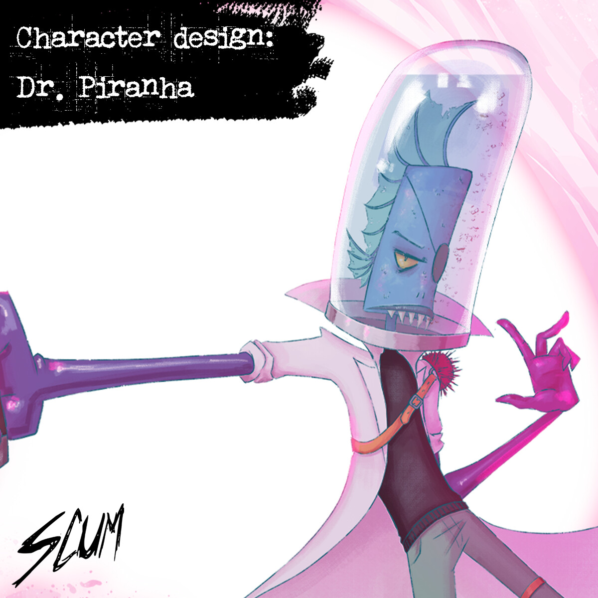 ArtStation SCUM Dr. Piranha (final college project, January 2023)