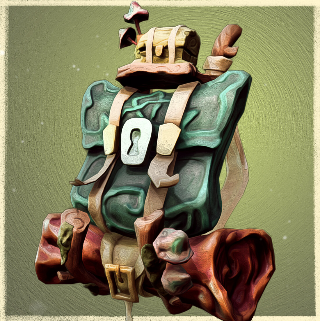 ArtStation - The Magic Healer - Hero Props