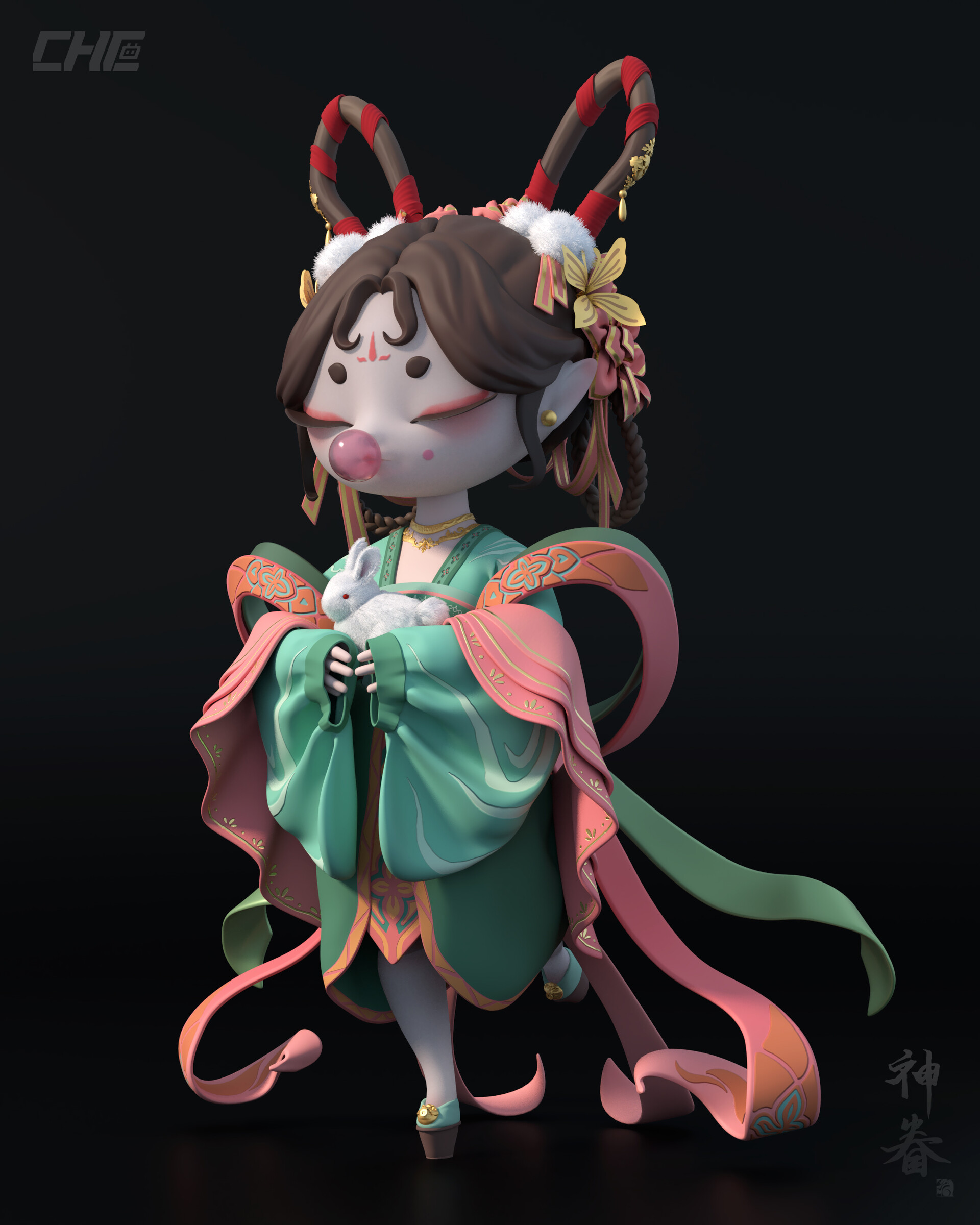 ArtStation - 神眷——兔（Model Design）