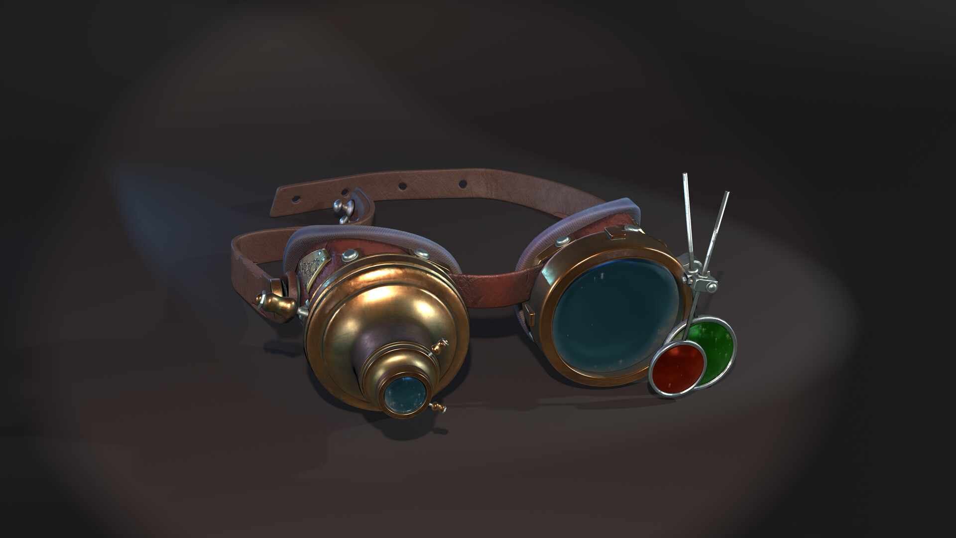 ArtStation - Steampunk glasses
