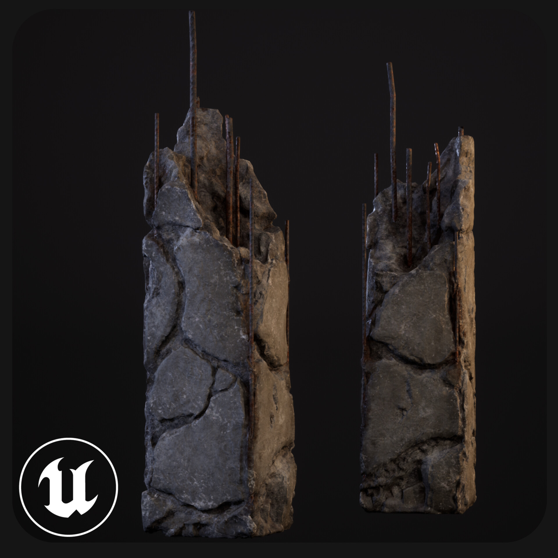 artstation-broken-concrete-pillar-nanite-mesh