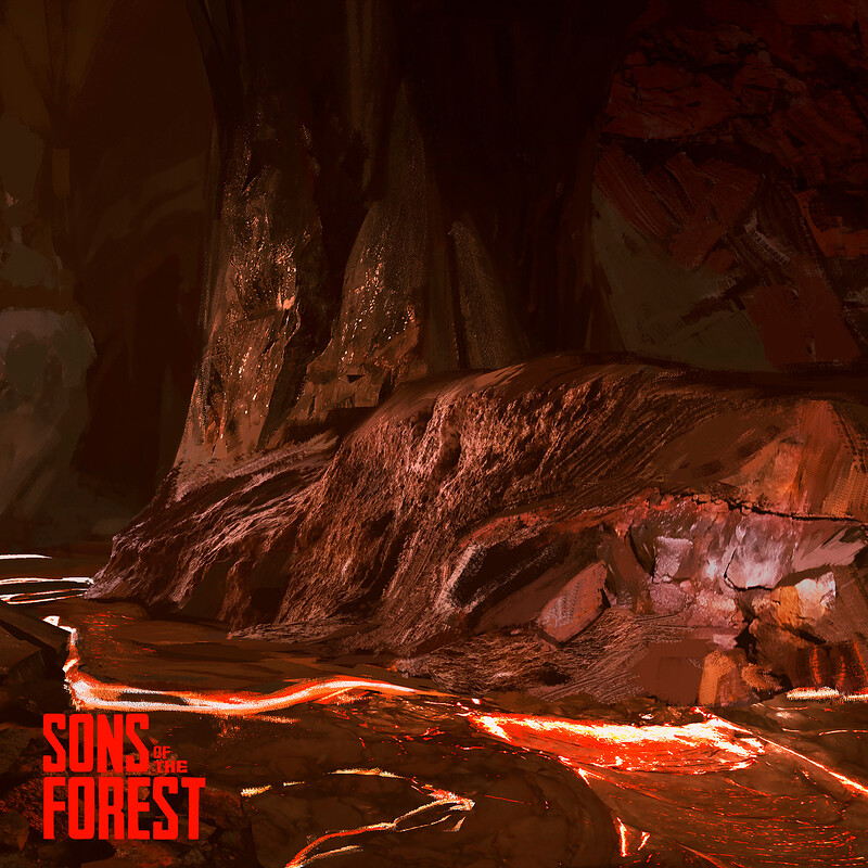 Lava caves - Sons Of The Forest
