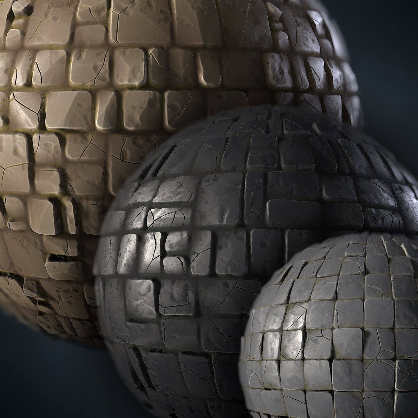 ArtStation - Stylized Tile Materials