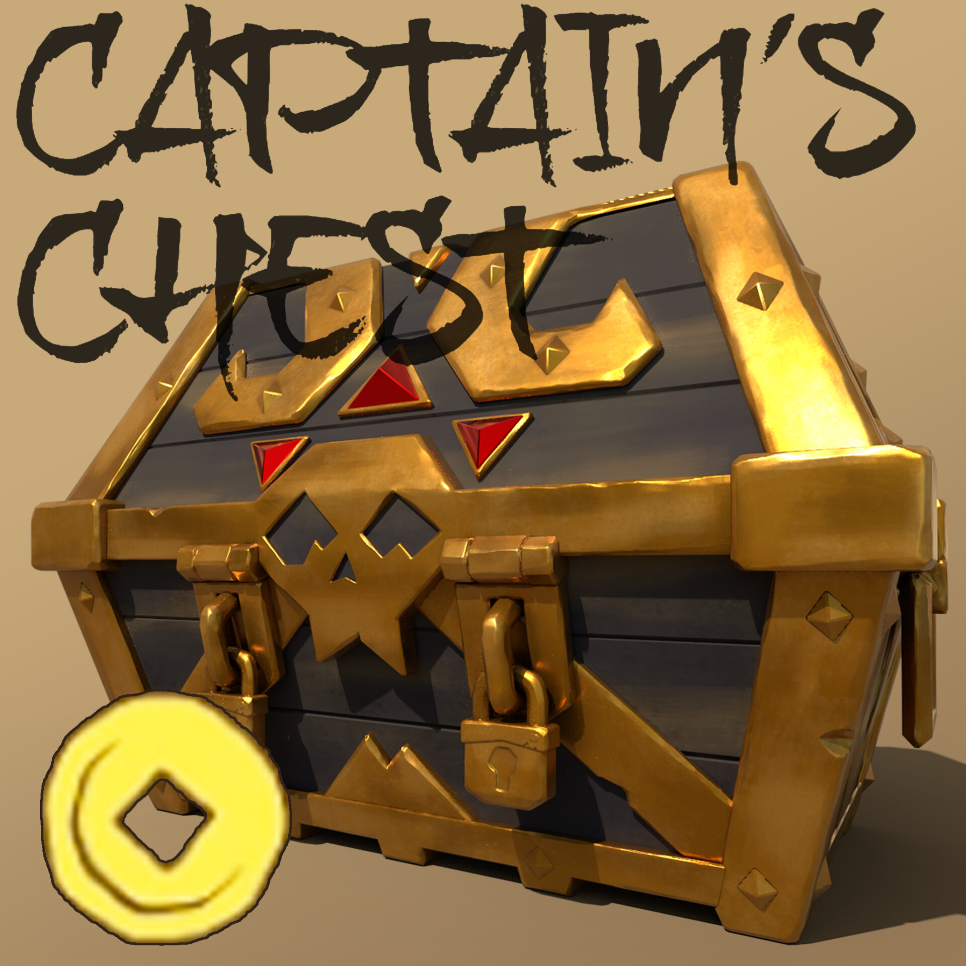 ArtStation SoT Captain's Chest