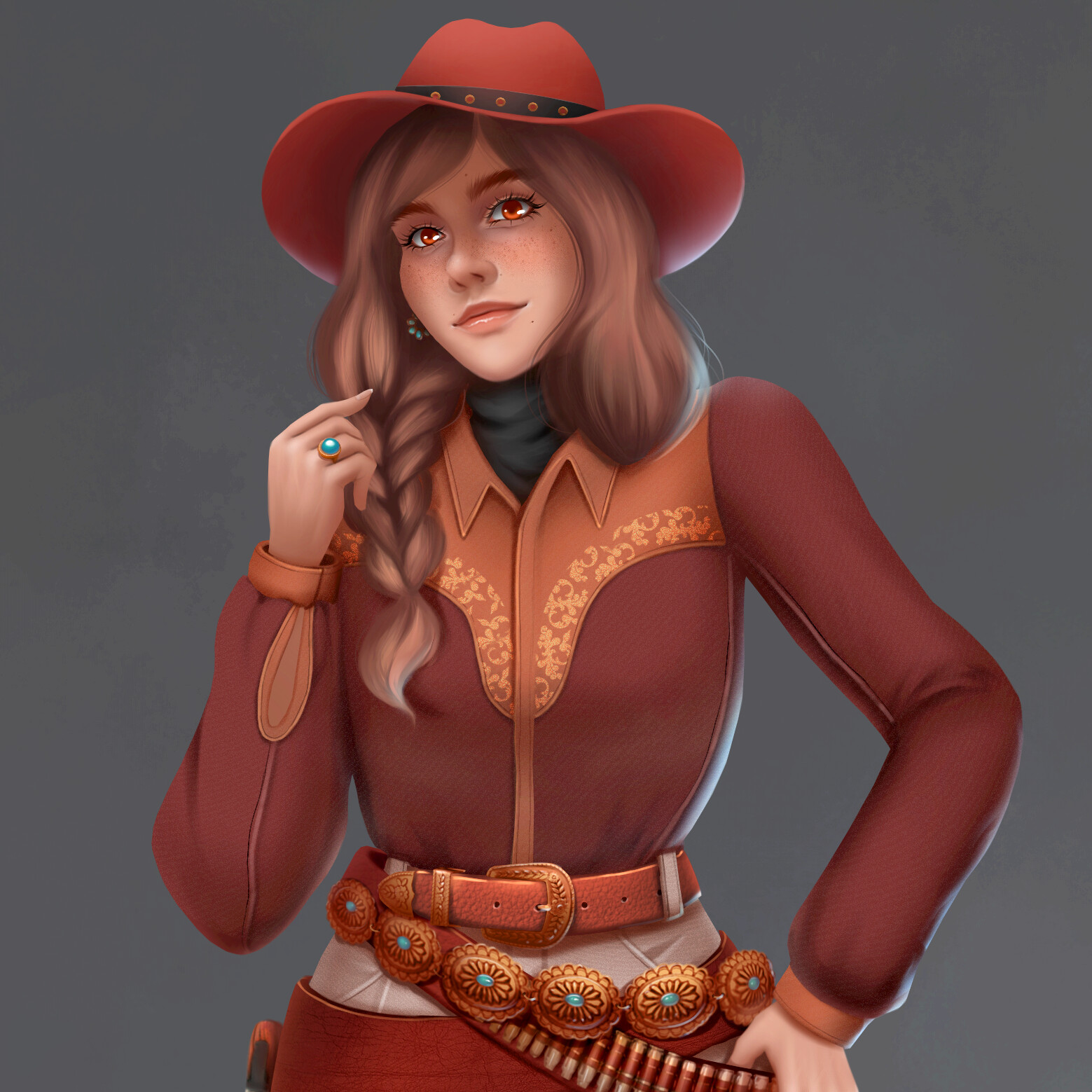 ArtStation - Cinnamon cowgirl