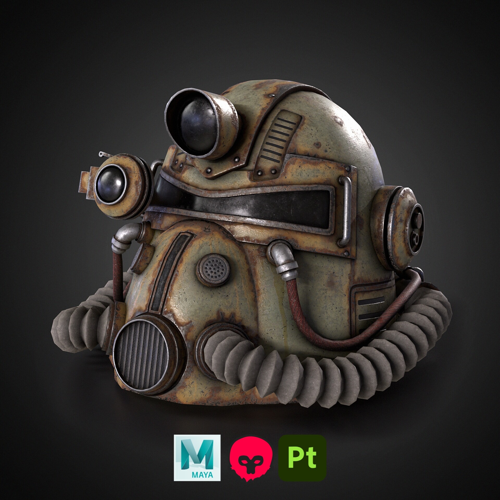 ArtStation - Fallout 76 Helmet Fanart